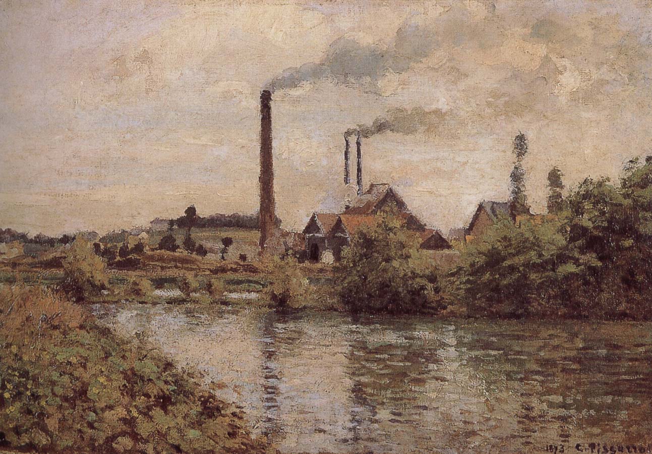 Camille Pissarro Metaponto factory Schwarz